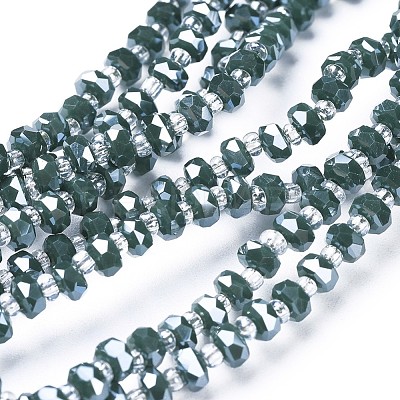 Glass Beads Strands EGLA-F148-A12-1
