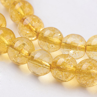 Citrine Beads Strands X-G-C076-6mm-6A-1