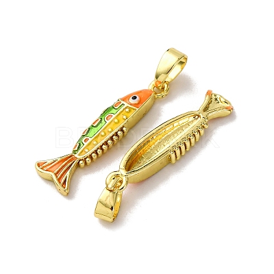 Brass Enamel Pendants LS-KK-F911-23G-01-1