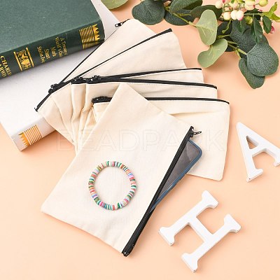 Blank DIY Craft Bag Canvas Pencil Pouch X-ABAG-G009-D01-1