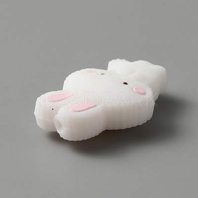 Food Grade Eco-Friendly Silicone Beads X1-SIL-WH0015-08B-1