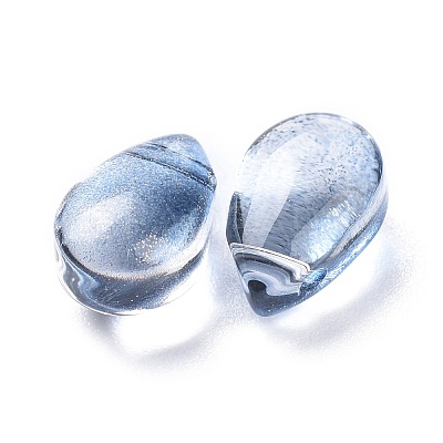 Transparent Glass Charms X-GGLA-M004-05B-06-1