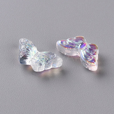 Transparent Glass Beads GLAA-S190-018B-01-1