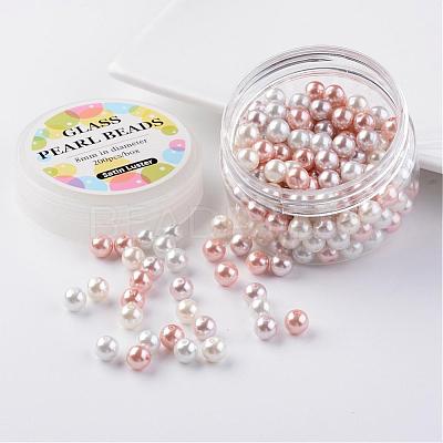 Glass Pearl Bead Sets HY-JP0001-03-A-1