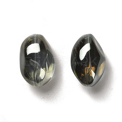 Full Rainbow Plated Crystal Glass Oval Beads Strands EGLA-F026-A02-1