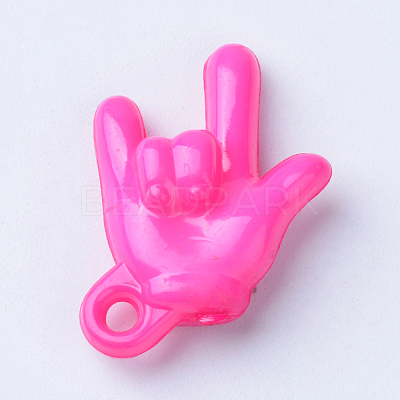 Opaque Acrylic ASL Pendants X-SACR-S202-23-1