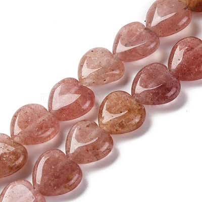 Natural Strawberry Quartz Beads Strands G-I372-A17-01-1