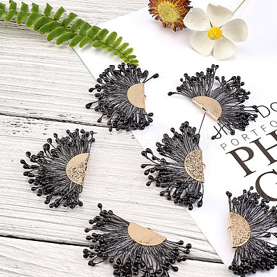 Polycotton(Polyester Cotton) Tassel Pendant Decorations FIND-T041-20-1