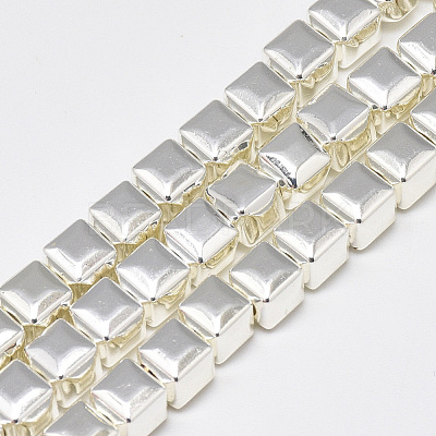 Electroplate Non-magnetic Synthetic Hematite Beads Strands G-Q465-41S-1