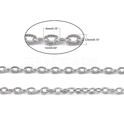 Iron Textured Cable Chains CH-S065-P-LF-1