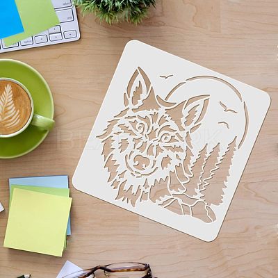 Plastic Reusable Drawing Painting Stencils Templates DIY-WH0172-259-1