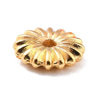 Rack Plating Alloy Beads PALLOY-Z013-22G-A-RS-1