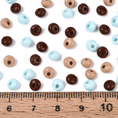 Opaque Acrylic Beads OACR-N150-05D-1