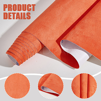 Self-adhesive Suede Fabric DIY-WH0899-52C-1