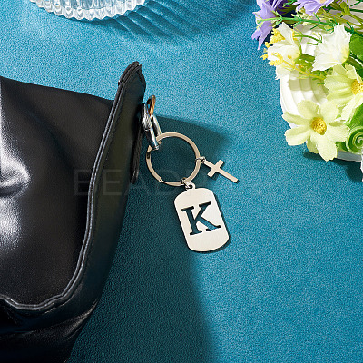 1Pc Stainless Steel Keychains KEYC-TADJ0001-08K-1