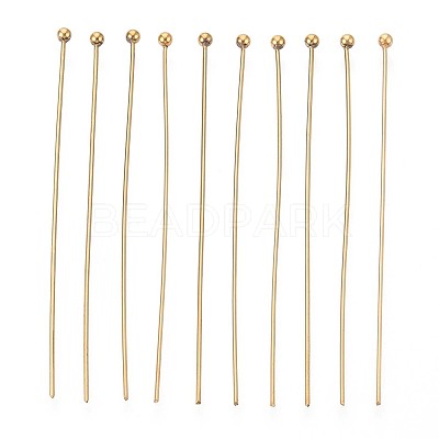 304 Stainless Steel Head Pins STAS-T065-50mm-20G-1