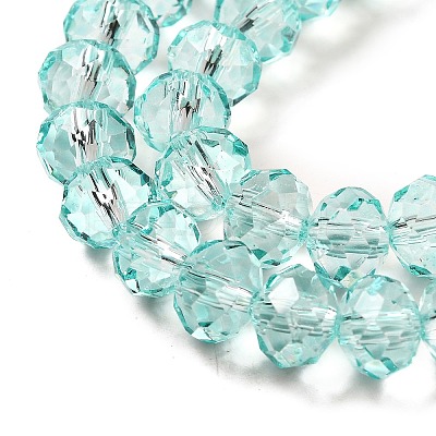 Transparent Baking Paint Glass Beads X1-DGLA-A034-T8mm-D01-1