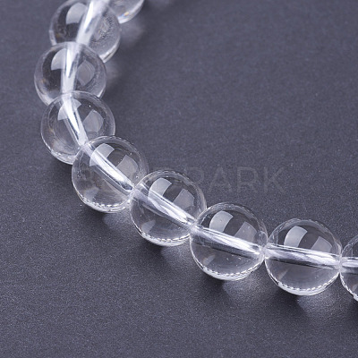Natural Quartz Crystal Beads Strands X-G-C175-8mm-2-1