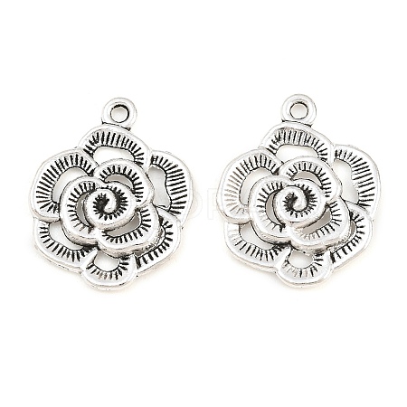 Tibetan Style Alloy Pendants AL-CBAAECB-01AS-D-1