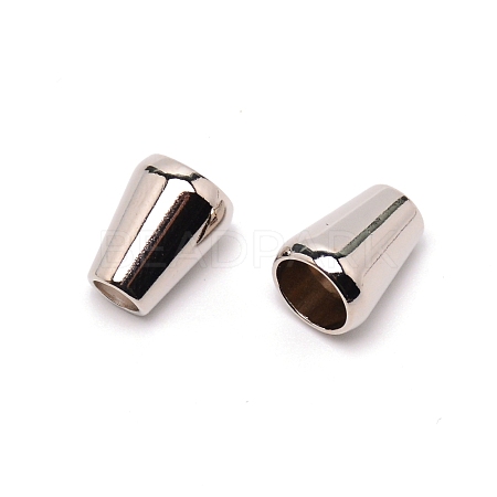 Zinc Alloy Cord Ends PALLOY-WH0088-48P-1