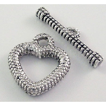 Tibetan Silver Toggle Clasps X-A0377Y-1