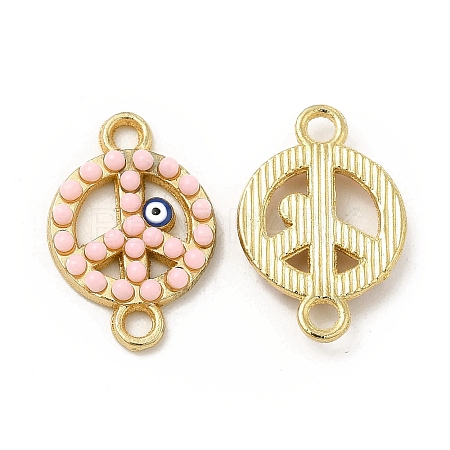 Alloy Enamel Connector Charms FIND-H039-11G-C-1