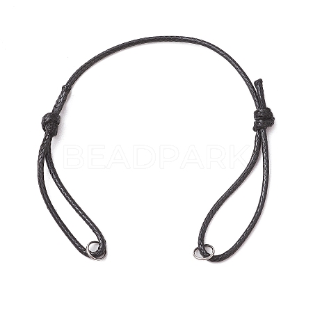 Adjustable Waxed Polyester Cord Bracelet Making AJEW-JB01312-02-1