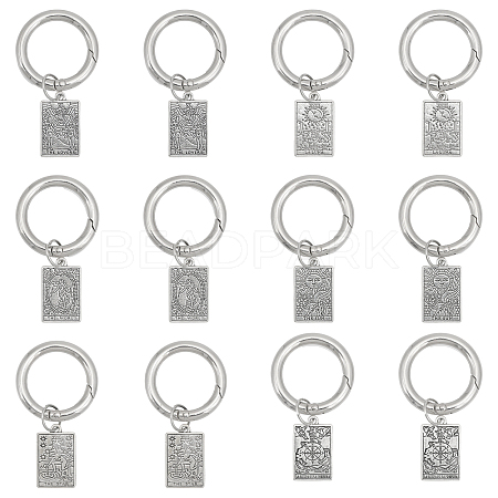 Tarot Theme Alloy Shoe Charms PALLOY-AB00062-1