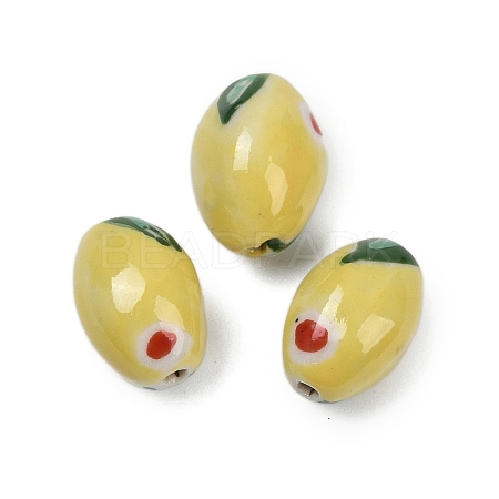Handmade Porcelain Beads PORC-I029-01-1