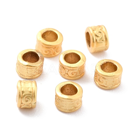 Rack Plating Alloy Beads PALLOY-Z013-18MG-RS-1