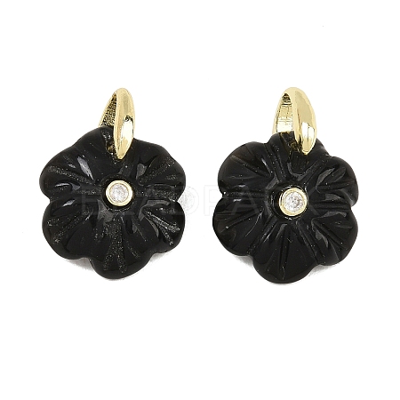 Natural Obsidian Pendants GG-NH0016-01G-03-1