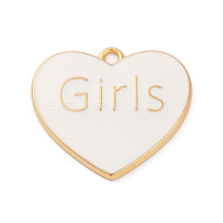Alloy Enamel Pendants ENAM-M009-02B-01G-1
