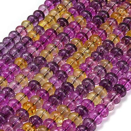Dyed Imitation Gemstone Glass Beads Strands GL-Z001-03B-08-1