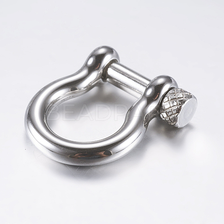 304 Stainless Steel D-Ring Anchor Shackle Clasps X-STAS-F133-22P-1