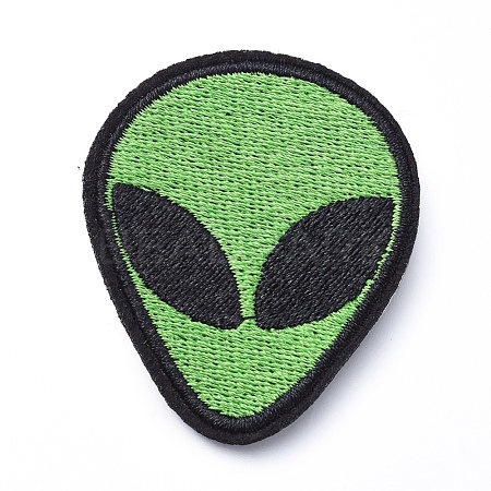 Computerized Embroidery Cloth Iron on/Sew on Patches X-DIY-E025-F02-1