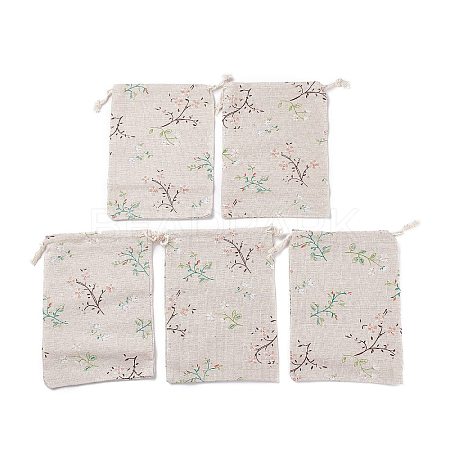 Cotton Packing Pouches Drawstring Bags X-ABAG-S003-07A-1