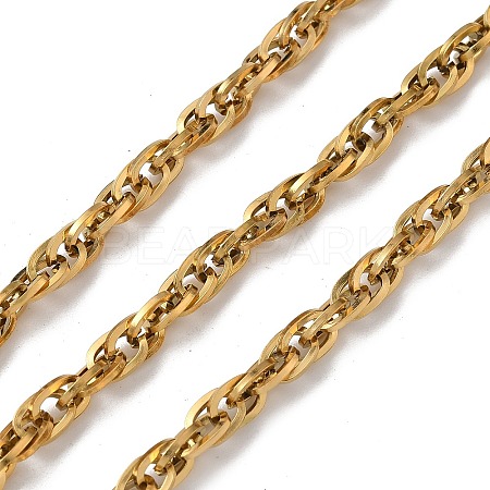 Ion Plating(IP) 304 Stainless Steel Rope Chains CHS-H025-16G-03-1