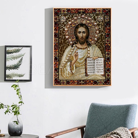 Religion Human Pattern DIY Diamond Painting Kits DIAM-PW0010-48D-1