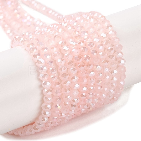 Baking Electroplate Glass Beads Strands DGLA-A039-J2MM-B14-1