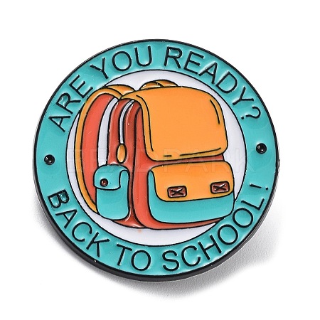 Back to School Theme Enamel Pins JEWB-H019-03EB-01-1