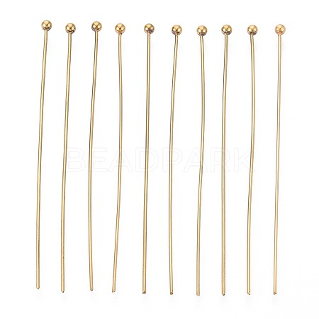 304 Stainless Steel Head Pins STAS-T065-50mm-20G-1