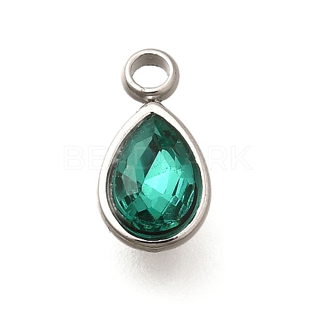 304 Stainless Steel Pendants STAS-Q346-04P-07-1