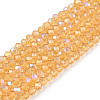 Electroplate Glass Beads Strands EGLA-A044-T1mm-L23-1