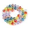 Electroplate Glass Bead Strands GLAA-Z006-01H-3