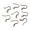 Brass French Earring Hooks X-KK-Q369-RC-2