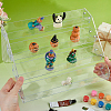 Transparent Acrylic 4 Layers Nail Polish Display Rack ODIS-FH00001-22-3