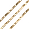 304 Stainless Steel Figaro Chains CHS-G050-04G-1