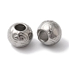 Non-Tarnish 304 Stainless Steel European Beads STAS-I305-192P-1