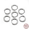 Anti-Tarnish Rhodium Plated 925 Sterling Silver Hoop Earrings STER-L057-077A-3