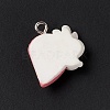 Opaque Resin Pendants RESI-M028-02C-3
